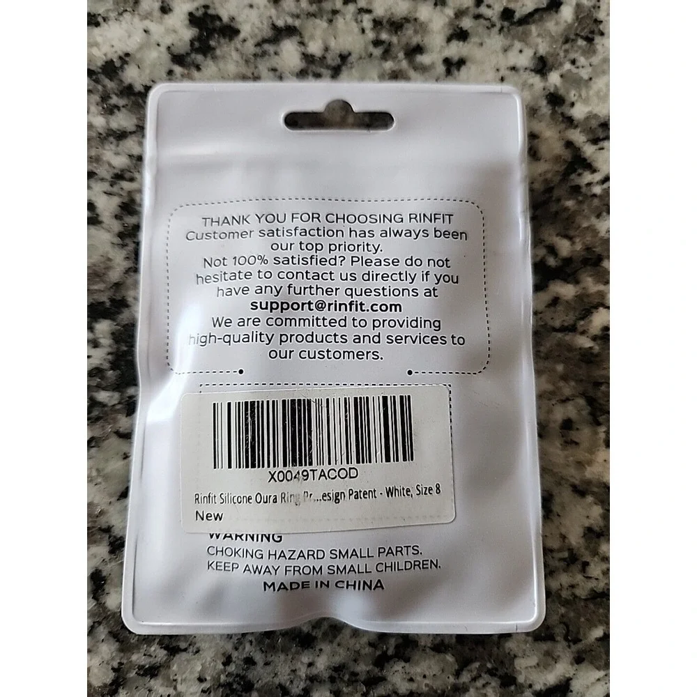 Rinfit Smart Ring Protector - SportFit White Size 8